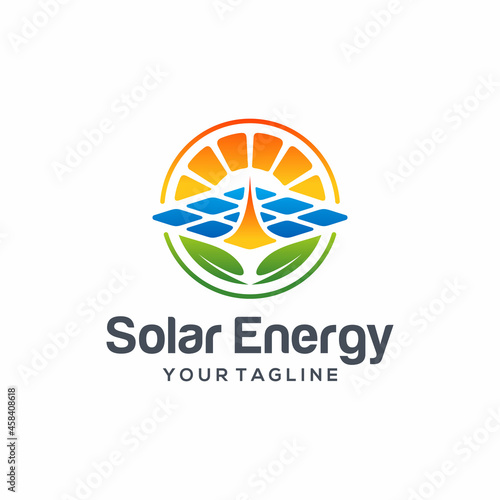 Solar Energy Logo Design vector Free Download Solar Energy Logo Design vector - GFXLoad