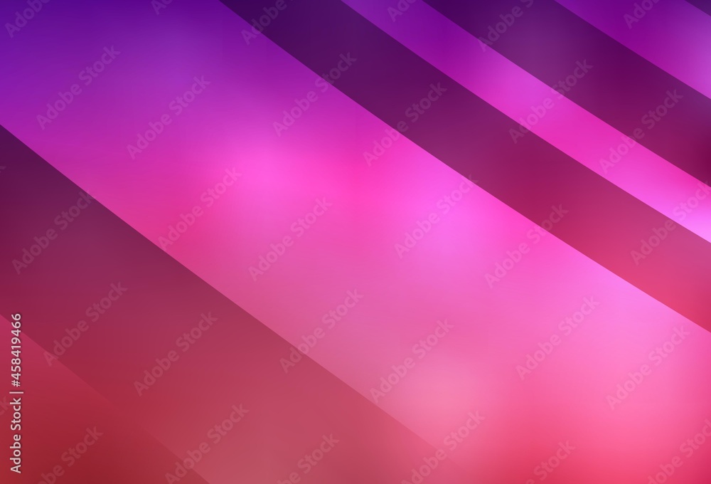 Dark Purple, Pink vector blurred template.