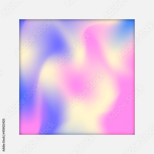 Pastel holographic pattern background vector