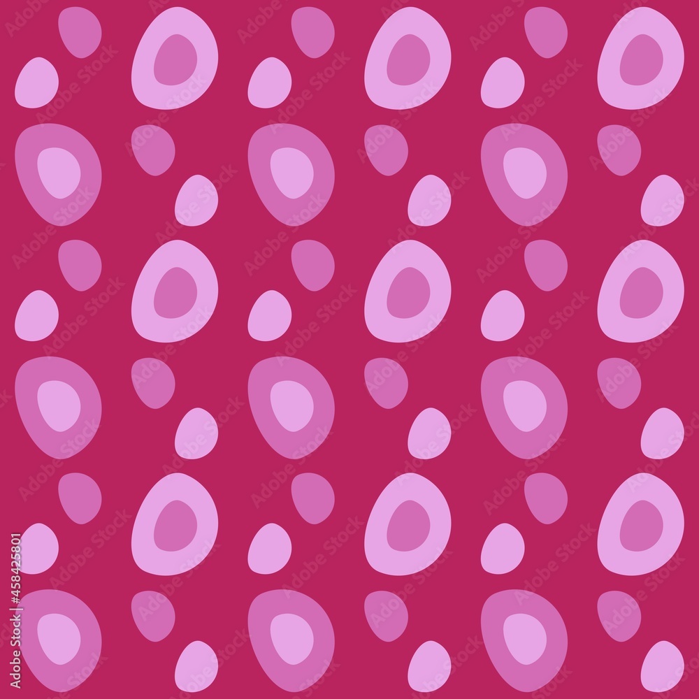 Rounded abstract seamless pattern - accent for any surfaces. Rounded abstract seamless pattern - accent for any surfaces.