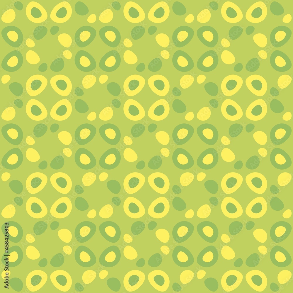 Rounded abstract seamless pattern - accent for any surfaces. Rounded abstract seamless pattern - accent for any surfaces.