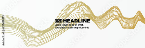 Abstract line texture background that floats like smoke waves。