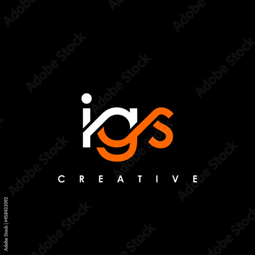 IGS Letter Initial Logo Design Template Vector Illustration
