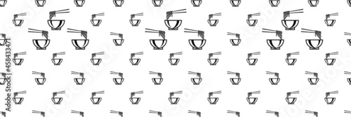 Noodle Icon Seamless Pattern M_2109001