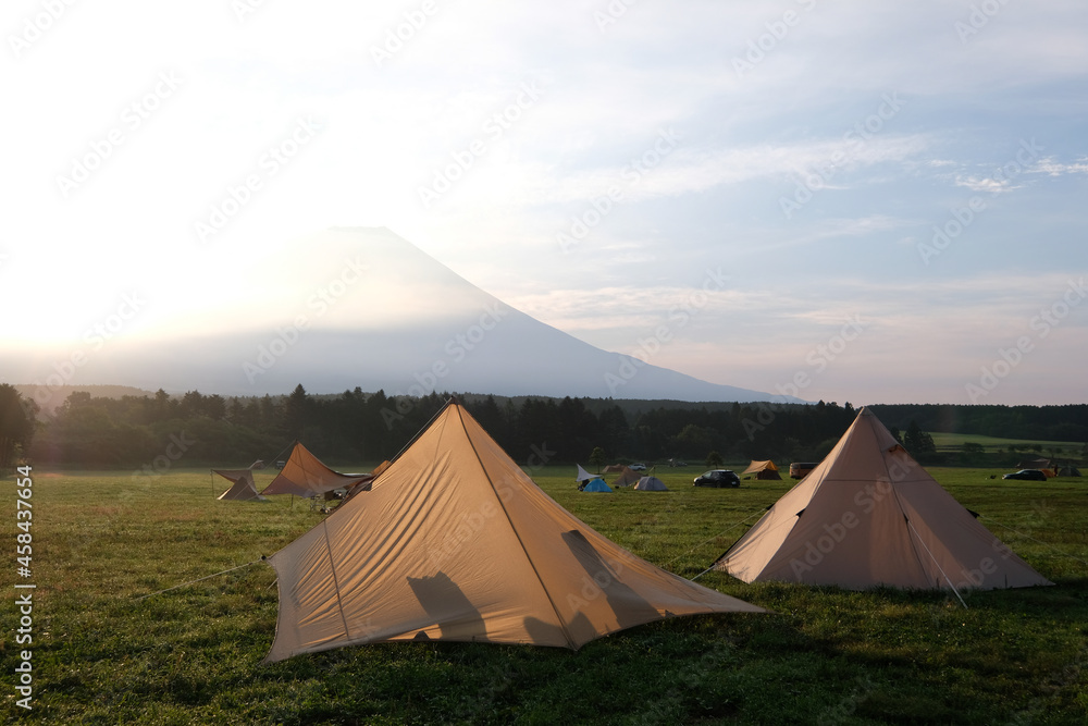 静岡県富士宮朝霧のキャンプ場