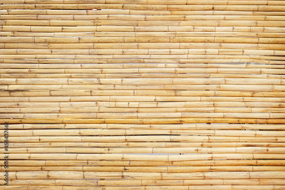 Bamboo fence, horizontal pattern texture background Bamboo fence, horizontal pattern texture background