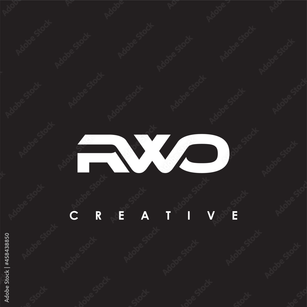 RWO Letter Initial Logo Design Template Vector Illustration RWO Letter Initial Logo Design Template Vector Illustration