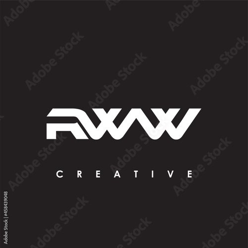 RWW Letter Initial Logo Design Template Vector Illustration photo