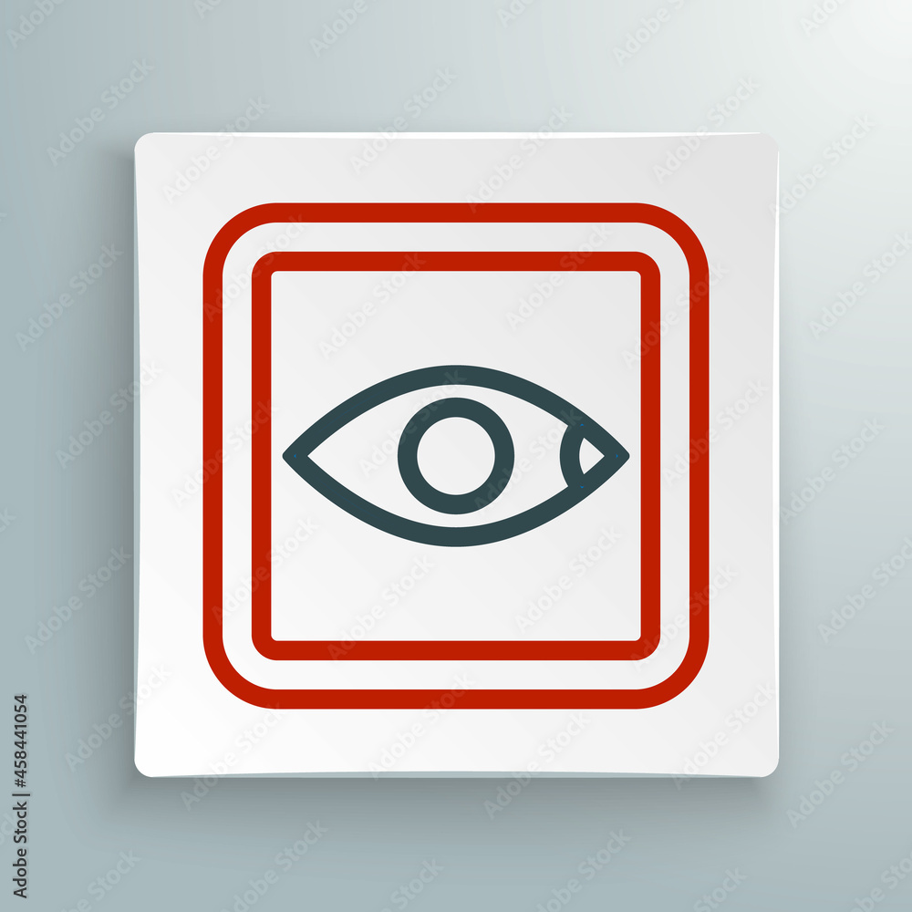 Line Film or movie cinematography rating or review icon isolated on white background. Colorful outline concept. Vector Line Film or movie cinematography rating or review icon isolated on white background. Colorful outline concept. Vector