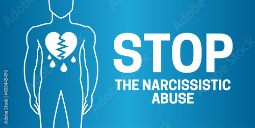 Stop the Narcissistic Abuse Background Illustration