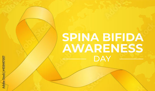 Spina Bifida Awareness Day Background Illustration photo
