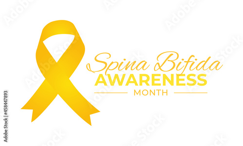 Spina Bifida Awareness Month Isolated Icon Symbol photo