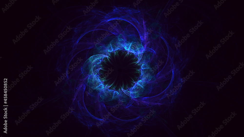 3D rendering abstract round light background 3D rendering abstract round light background