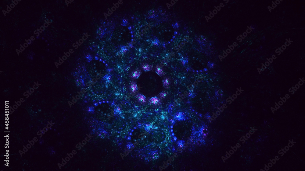 3D rendering abstract round light background 3D rendering abstract round light background