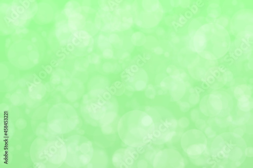 light green abstract defocused background, circle shape bokeh pattern