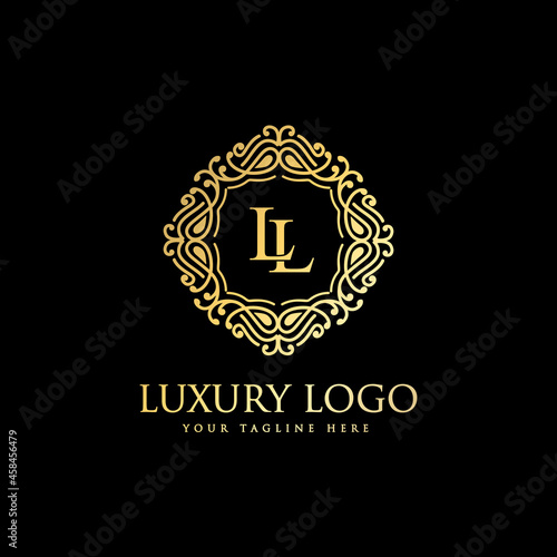 Set of Elegant Capital Letters Vintage Logo Filigree Monograms. Beautiful Collection. English Alphabet. Simple Drawn Emblems. Graceful Style. Design of Calligraphic Insignia. Vector Illustration