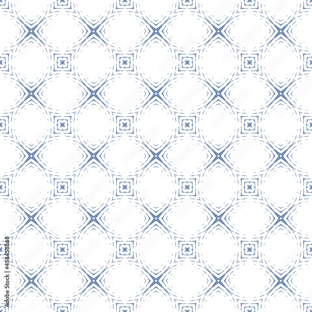 Fototapeta premium Abstract seamless pattern with various shapes. Geometric pattern for fabric. Textile background.
