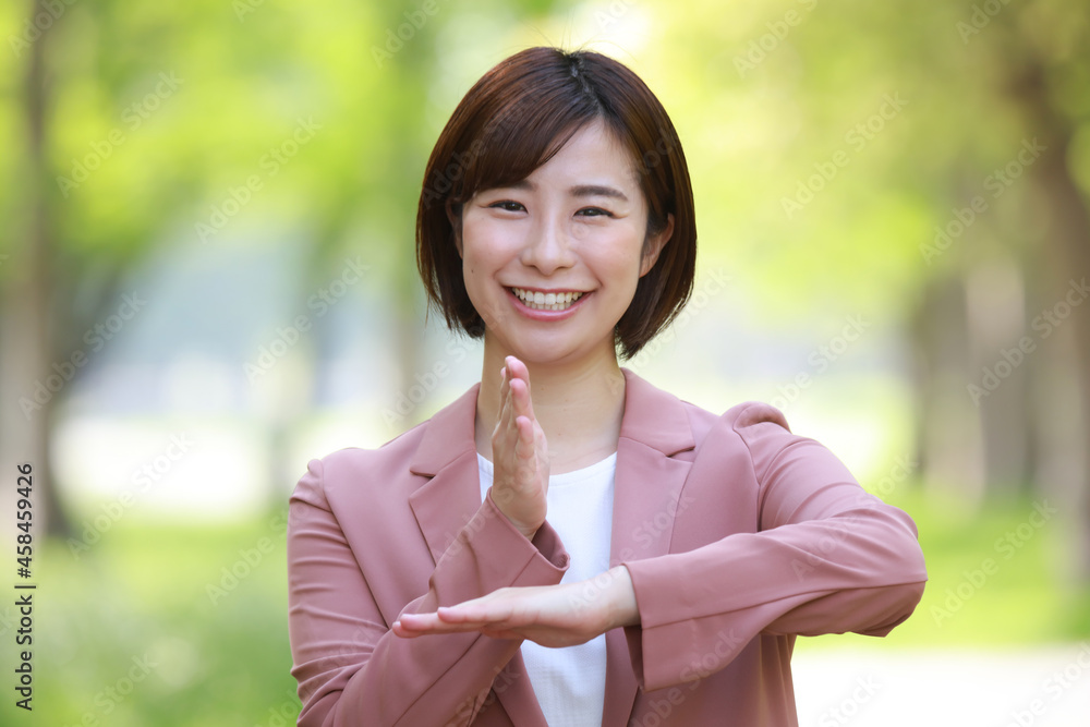 手話「ありがとう」