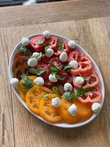 Mozarella and tomato salad