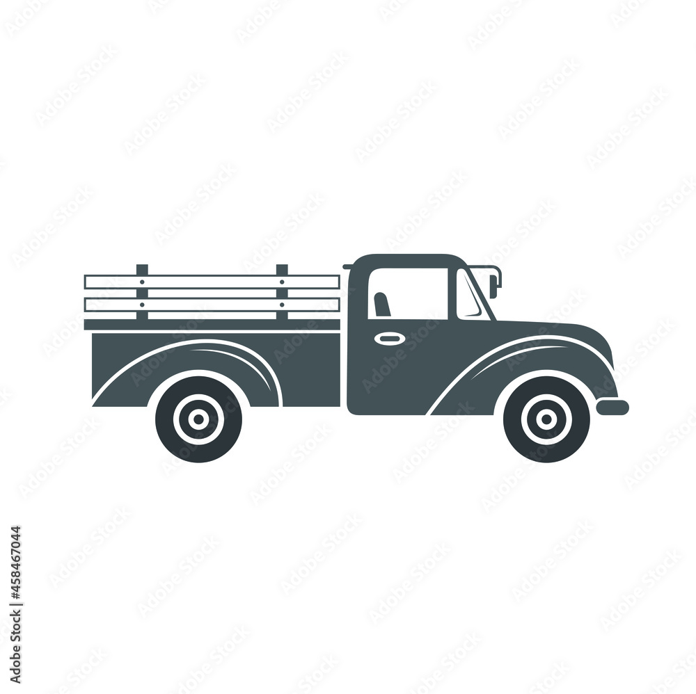 Fototapeta premium vintage truck illustration