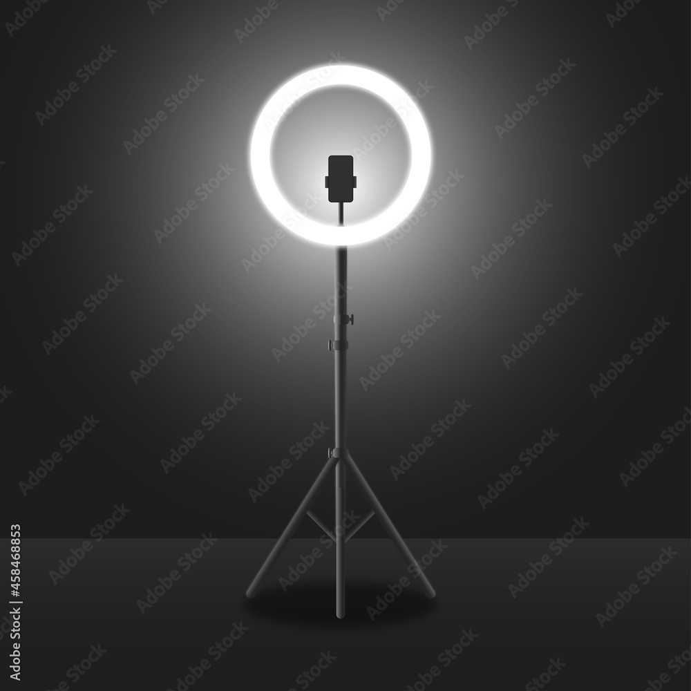 IMPRESSIONS VANITY · COMPANY 18 Inch DuoTone LED Vanity Studio Ring Light  with Adjustable Studio Stand and Accessories | Wayfair