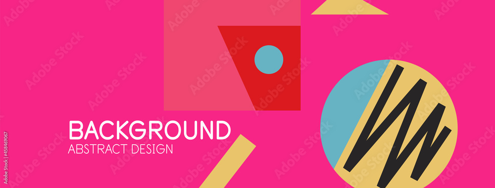 Abstract background with blocks, lines, geometric shapes. Techno or business concept for wallpaper, banner, background, landing page