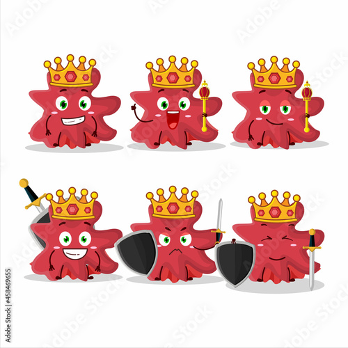 A Charismatic King minunacovirus cartoon character wearing a gold crown