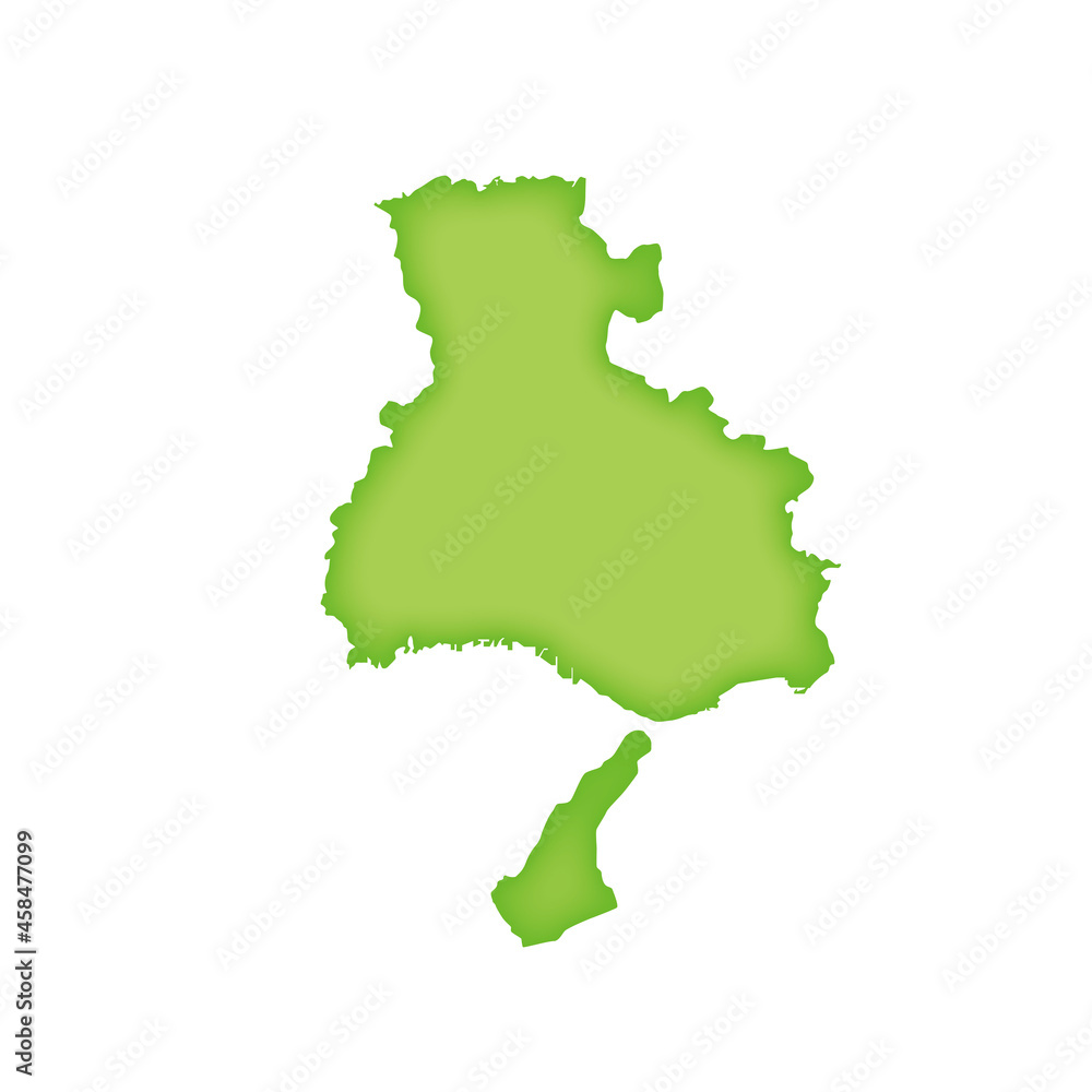 兵庫県の地図 緑色の都道府県単位の地図のイラスト 地図シルエット 兵庫県の地図 緑色の都道府県単位の地図のイラスト 地図シルエット