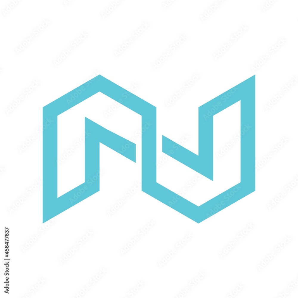 N letter vector logo, monogram and initial shapes, modern and minimal design concept, logo, logotype elements for template. N letter vector logo, monogram and initial shapes, modern and minimal design concept, logo, logotype elements for template.