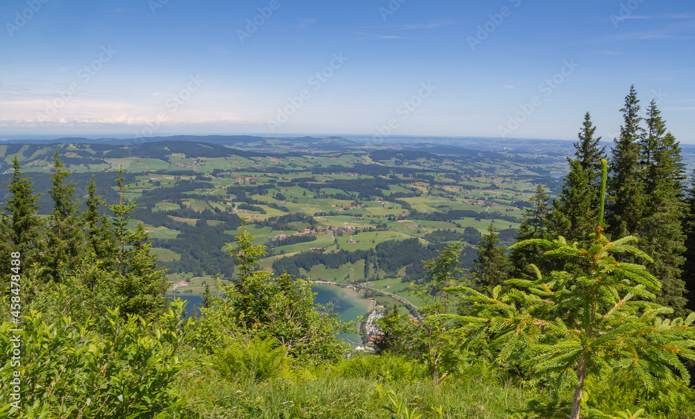 Fototapeta premium Allgaeu aerial view