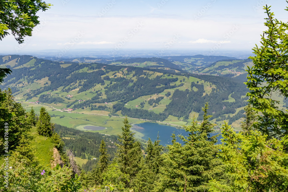 Fototapeta premium Allgaeu aerial view