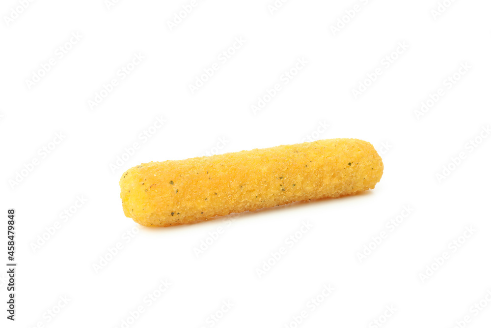 Fried cheese stick isolated on white background Fried cheese stick isolated on white background