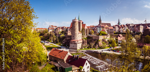 Panorama of Bautzen in Saxony photo