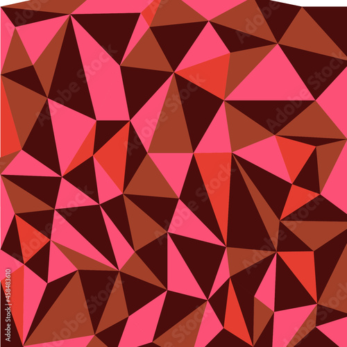 red triangle krystal pattern