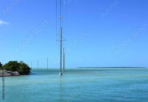 Panorama am Golf von Mexico, Overseas Highway, Florida Keys