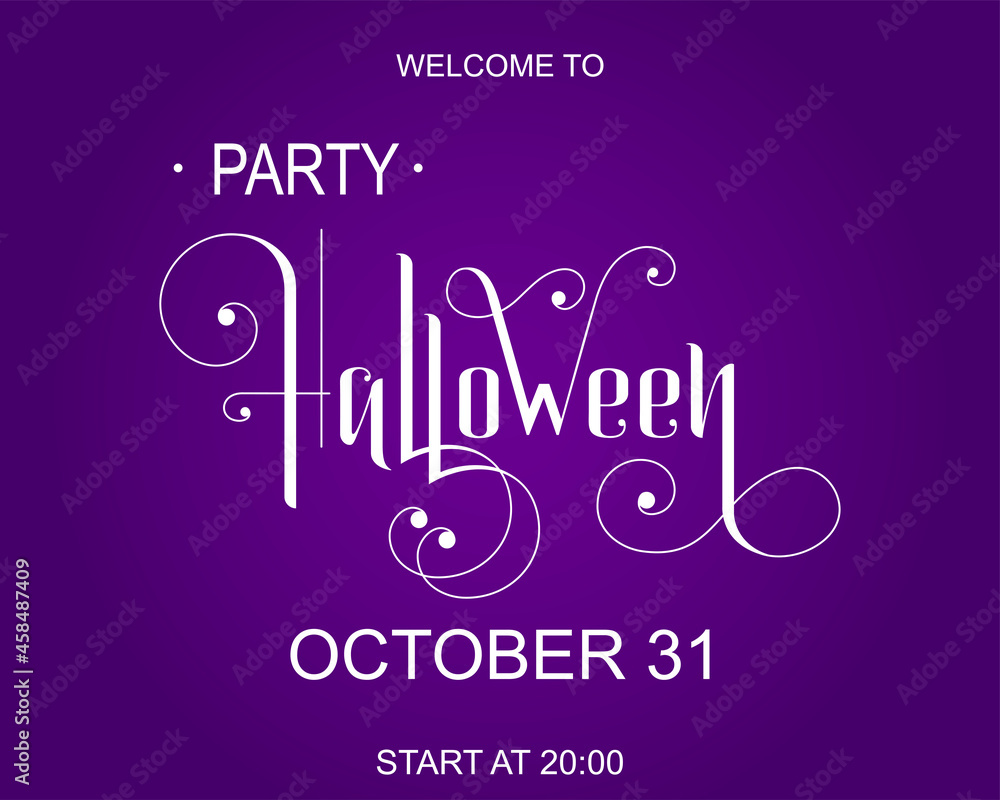 Happy Halloween vector lettering. Festive calligraphy for a banner, poster, greeting card, invitation to a party. Vector illustration. Happy Halloween vector lettering. Festive calligraphy for a banner, poster, greeting card, invitation to a party. Vector illustration.