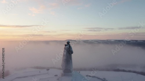 Murmansk Landscape. Alyosha Monument