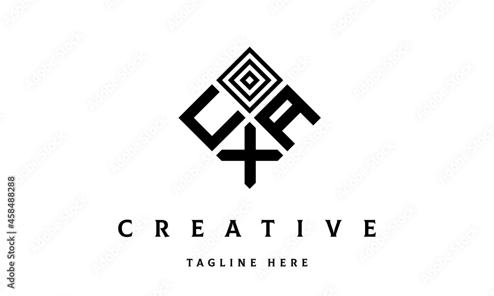 UAX rectangle three latter logo vector UAX rectangle three latter logo vector