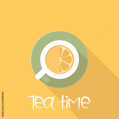 Vector illustration of tea time