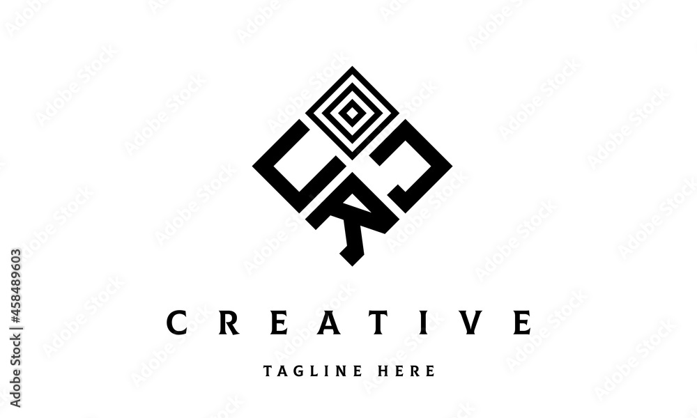 UJR rectangle three latter logo vector UJR rectangle three latter logo vector