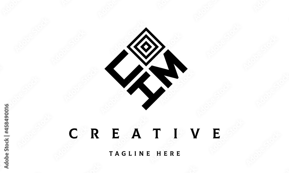 UMH rectangle three latter logo vector UMH rectangle three latter logo vector