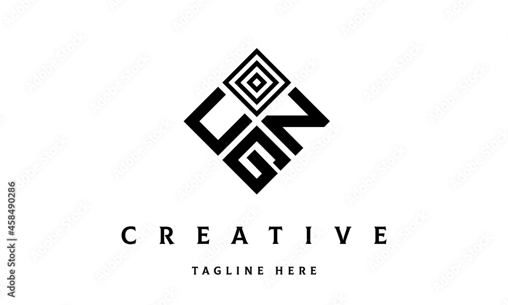 UNG rectangle three latter logo vector UNG rectangle three latter logo vector
