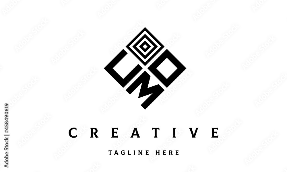 UOM rectangle three latter logo vector UOM rectangle three latter logo vector