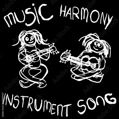 the music harmony instrument song