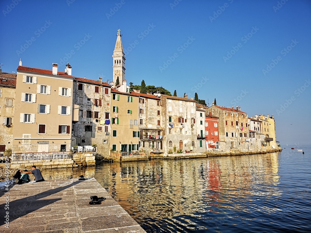 Fototapeta premium Rovinj, Kroatien Altstadt, Panorama und Sehenswürdigkeiten