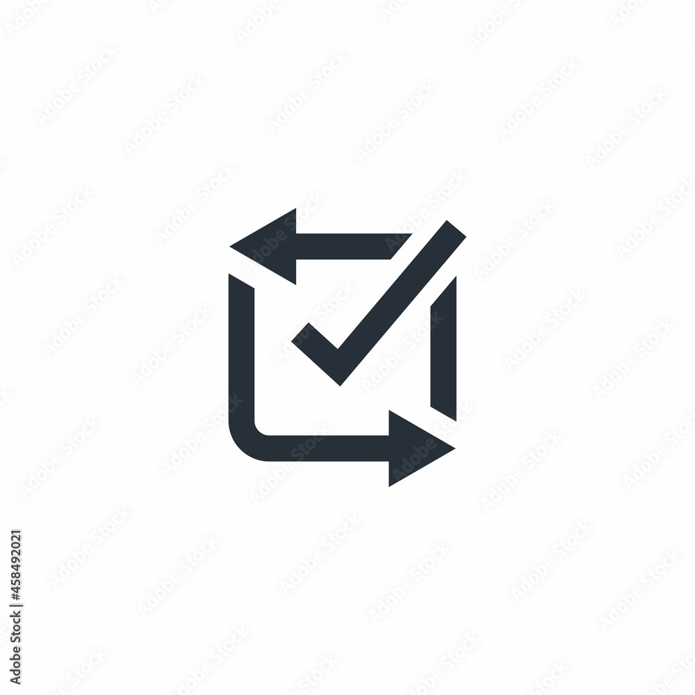 Sharing process. A joint usage. Vector icon isolated on white background. Sharing process. A joint usage. Vector icon isolated on white background.