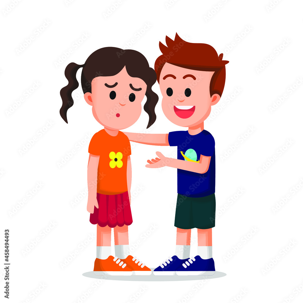 a boy trying to comfort his friend who looks depressed a boy trying to comfort his friend who looks depressed