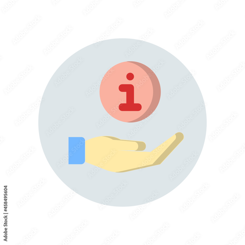 Information , Questions and FAQ flat icon. Information , Questions and FAQ flat icon.