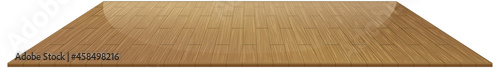 Floor tiles with wooden pattern on white background