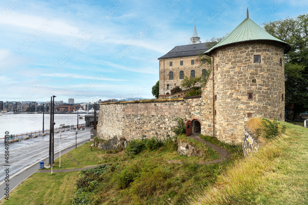 Akershus Fortress in Oslo, Norway.